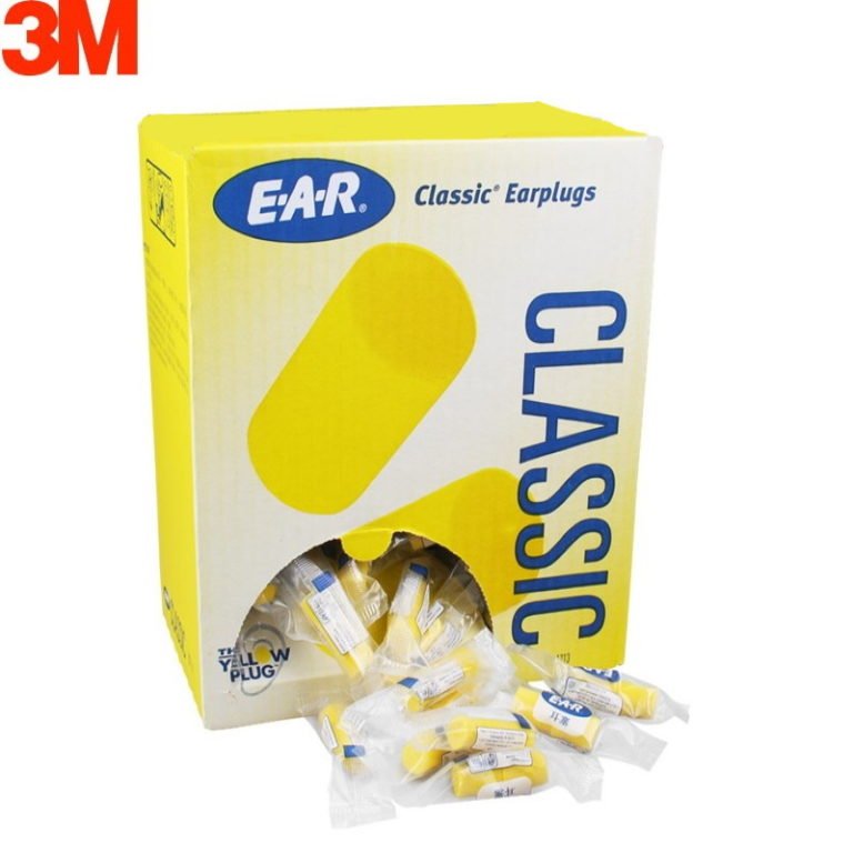 20 Pairs – 3M Classic Foam Ear Plugs
